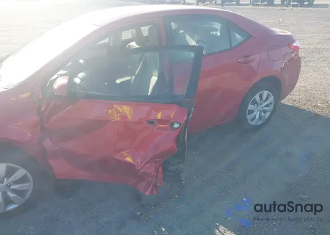 2016 Toyota Corolla Le from USA, damaged, VIN 2T1BURHEXGC730919